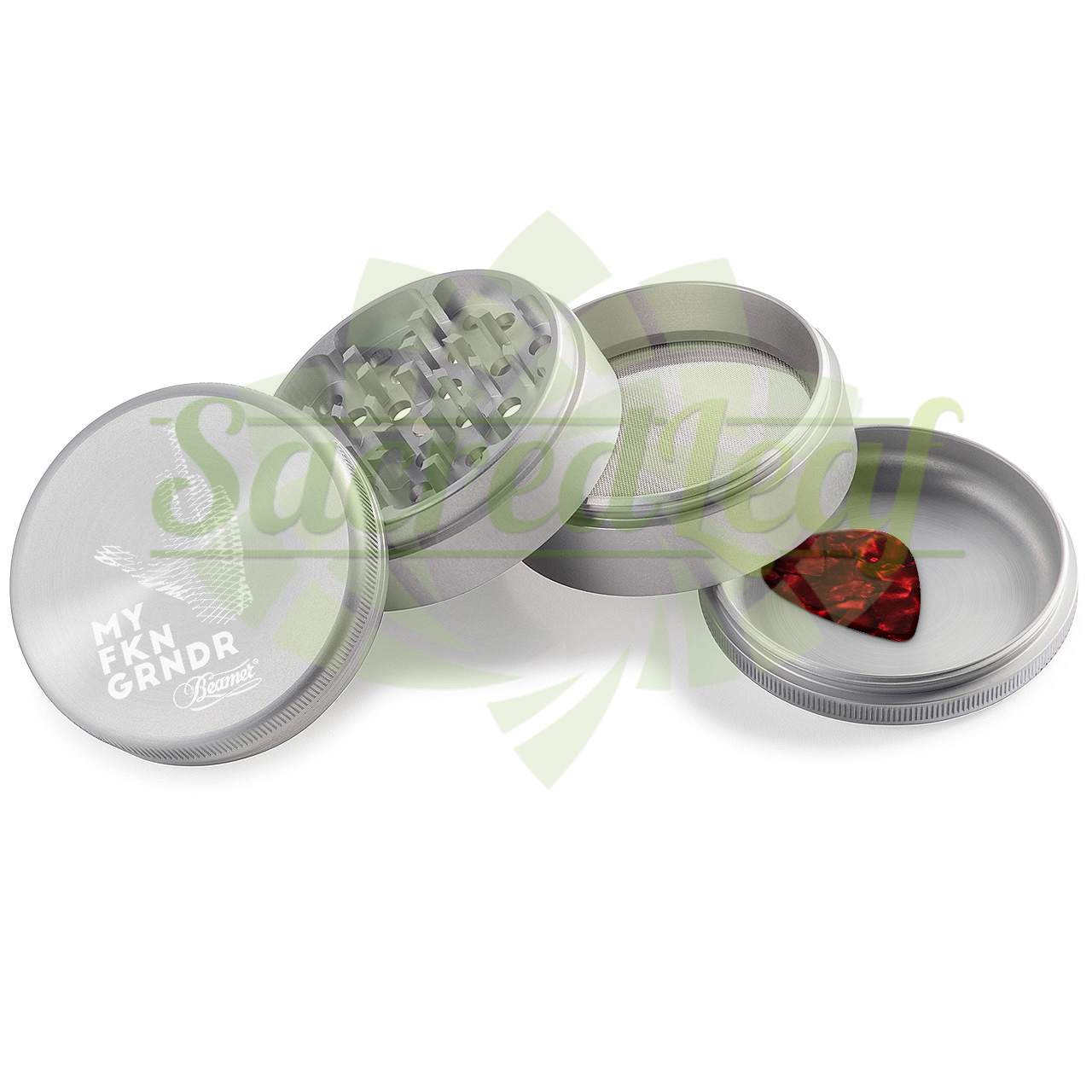 63mm Aluminum Grinders Sacred Leaf Austin CBD