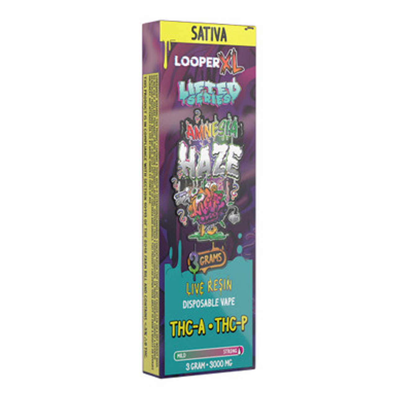 Looper XL Lifted Series Live Resin Disposable Vape – 3000mg, THC-A + THC-P 